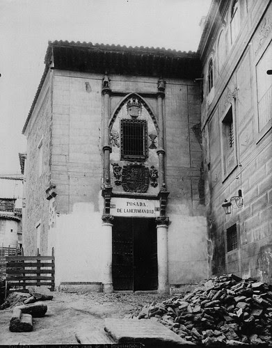 Fachada de la Posada de la Hermandad de Toledo. Fotografía  de Mariano Moreno. The Hispanic Society of America