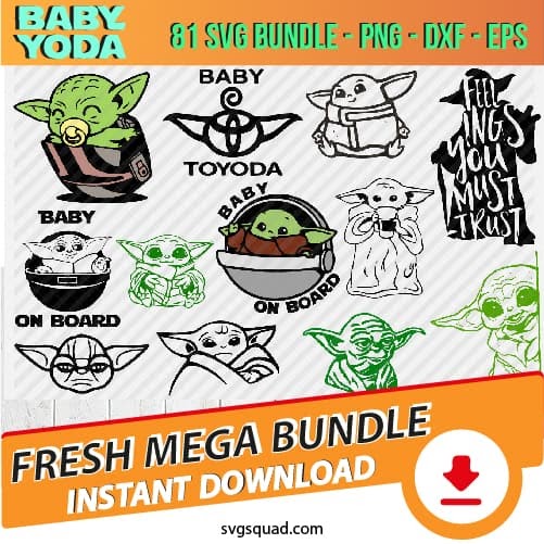 Download Baby Yoda Images Svg - 159+ File SVG PNG DXF EPS Free for Cricut, Silhouette and Other Machine