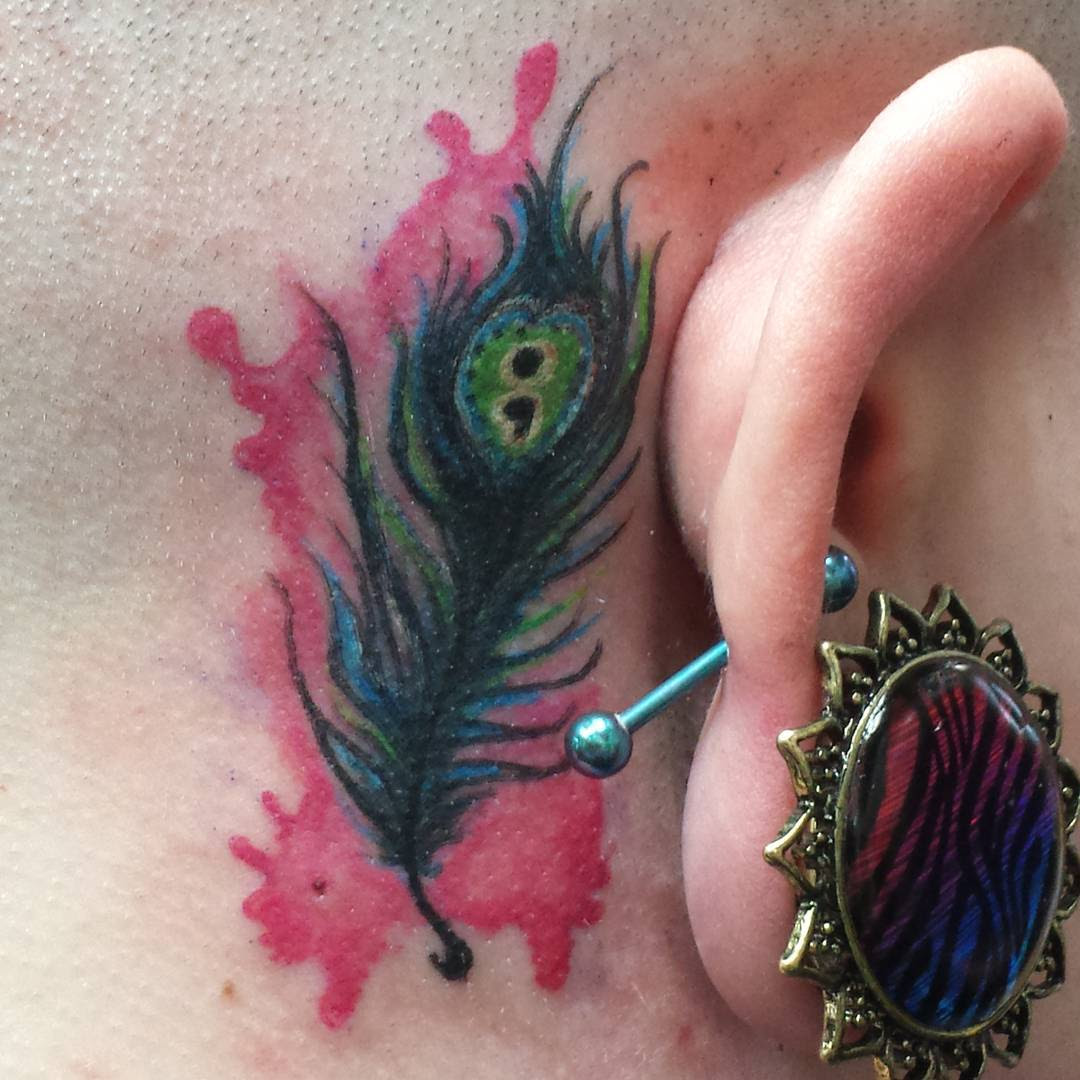 80 Best Behind the Ear Tattoo Designs & Meanings - Nice ...