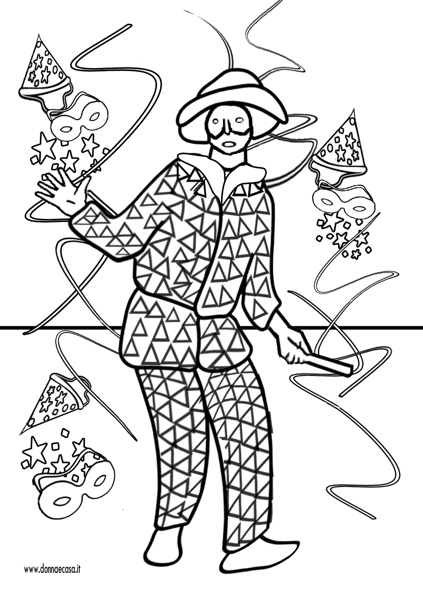 disegno arlecchino