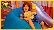 pretend food big w Ryan took Gus the Gummy Gator on a Cruise ! Family Fun Vacation Trip with Ryan ToysReview!
