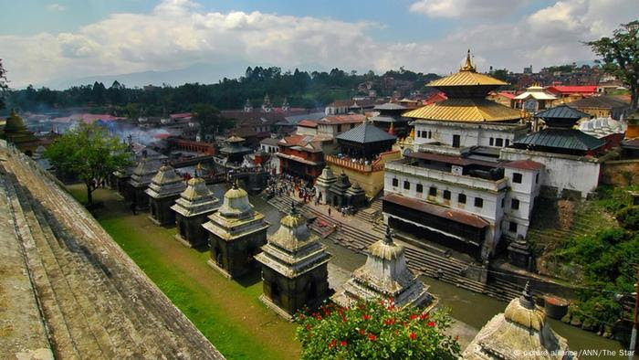 Nepal Erdbeben Bildergalerie zerstörte Weltkulturerbe Tempel Pashupatinath
