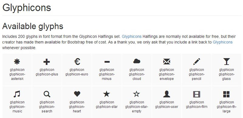 Glyphicon