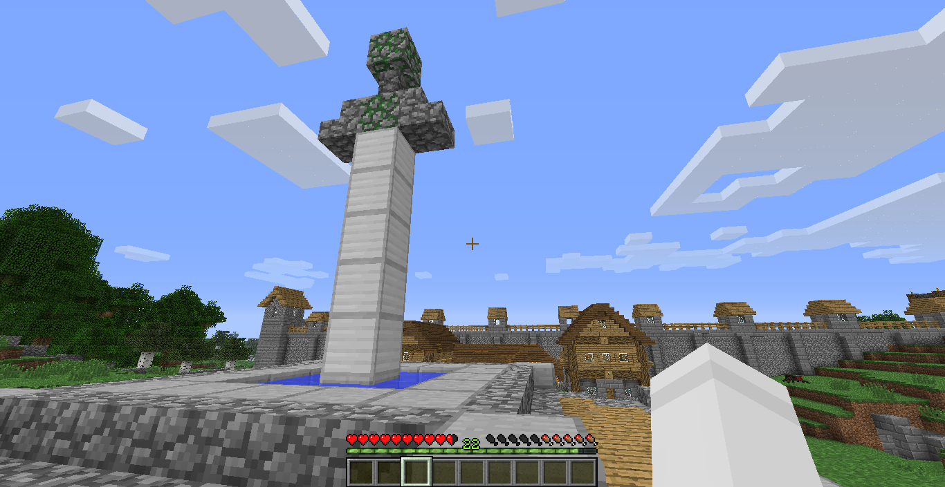 Detail Small Sword Statue Minecraft