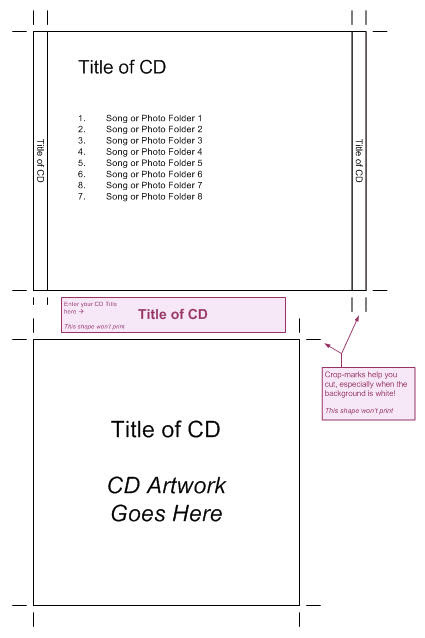 CD Jewel Case Template – Visio Guy