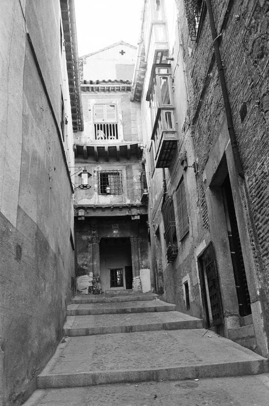 Cuesta de Agustín Moreto de Toledo en septiembre de 1962. Fotografía de Harry Weber. Österreichische Nationalbibliothek
