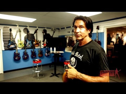 George Lynch Skull and Bones guitar custom built by Christopher Woods 