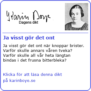 Karin Boye Dikter
