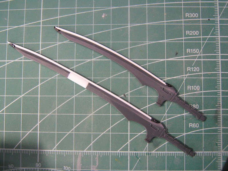 プラモつくるよ 改造 塗装テクニック紹介 スサノオ製作記 鞘スクラッチ