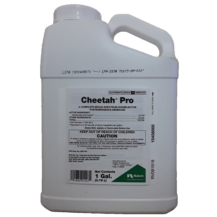 Cheetah Pro | Glufosinate ammonium| Gallon & 2.5 Gal Size ...