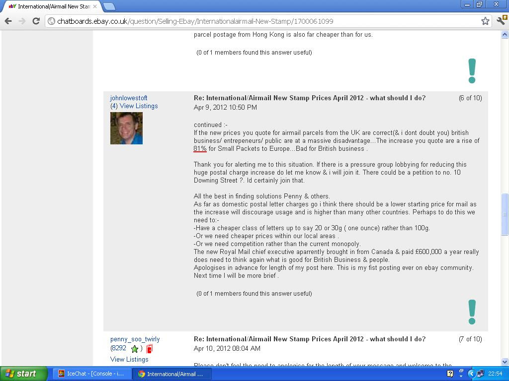 royal mail økt 81 prosent