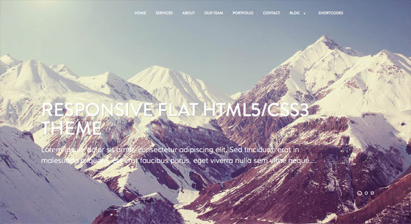 Mountain WordPress Theme