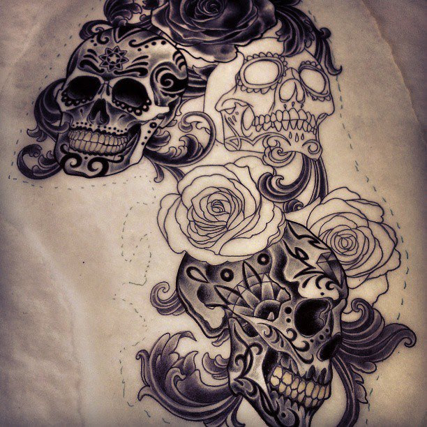 Sugar Skull Tattoo