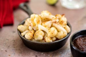 Vegan batter-dipped cauliflower