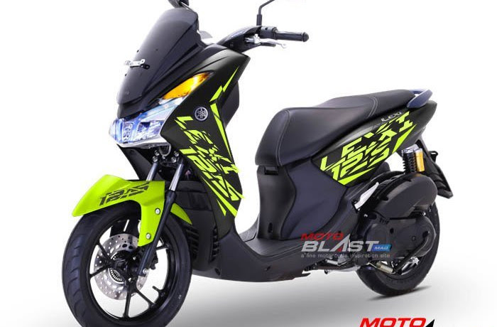 Pilihan Modif Warna dan Striping Yamaha Lexi 125 Keren Pilihan Modif Warna dan Striping Yamaha Lexi 125 Keren