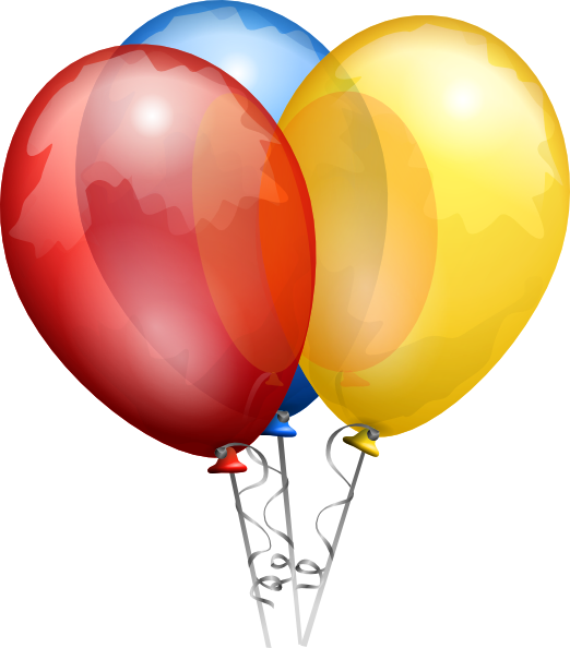 Balloons aj Clip Art at Clker com vector clip art online 