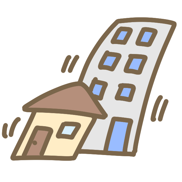 地震のイラスト かわいいフリー素材が無料のイラストレイン