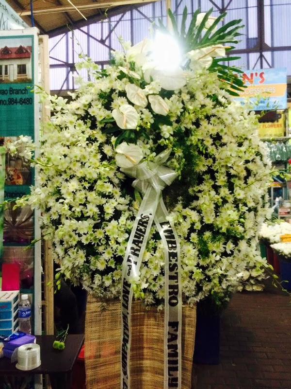 Sympathy funeral flowers manila philippines