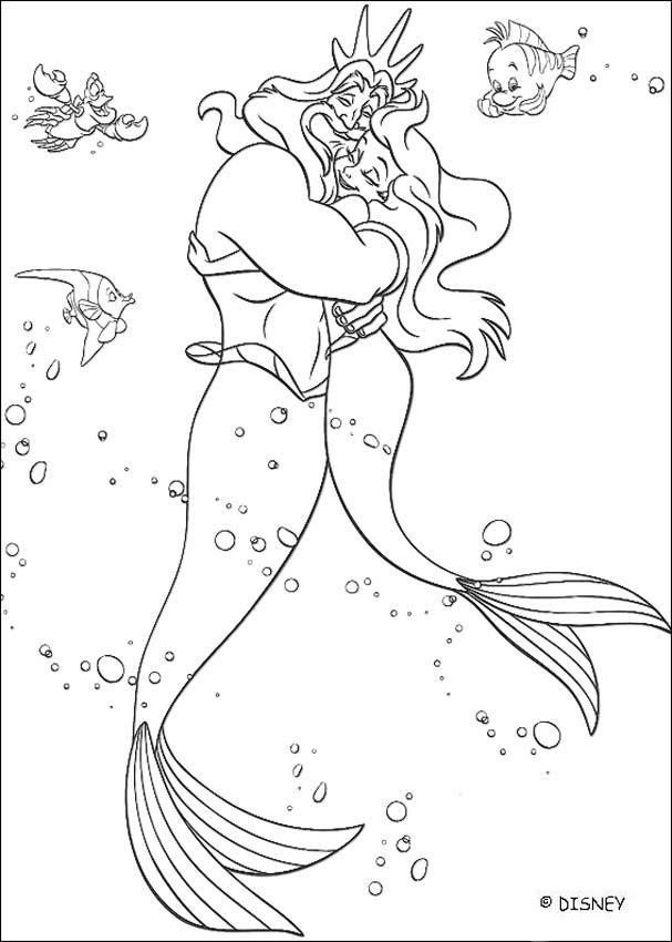 Ariel para colorir