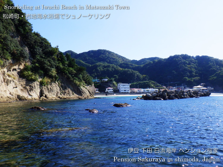 岩地海水浴場 松崎町 でスノーケリング 伊豆シュノーケリング情報
