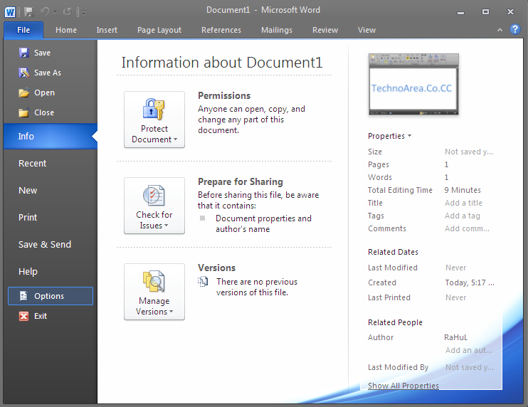 Change The Color Scheme Of Ms Office 2010