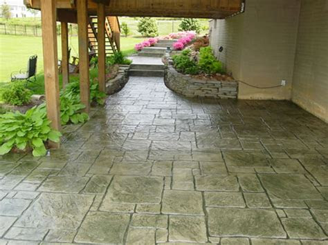 stamped concrete patios cole concrete maryland