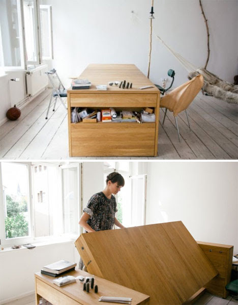 Transforming Workbed Desk 2