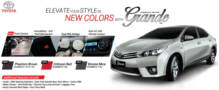 New Toyota Corolla Altis Grande For Sale In Pakistan Car