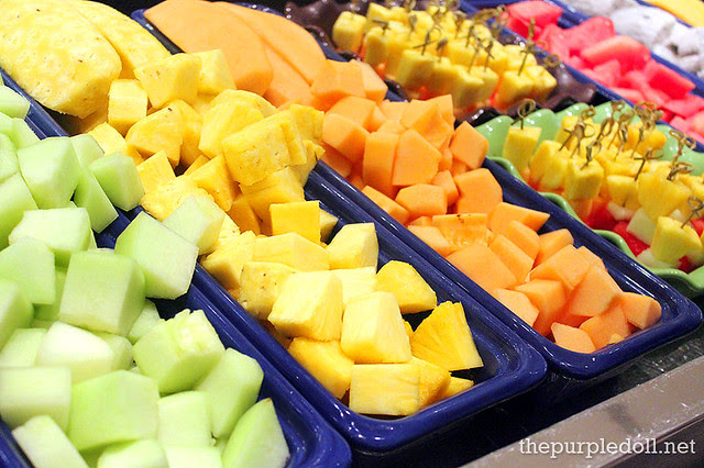 Fresh Fruit Slices at Spiral Sofitel