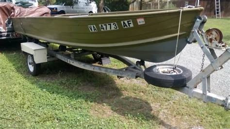 foot  bottom aluminum boat  sale  earlysville