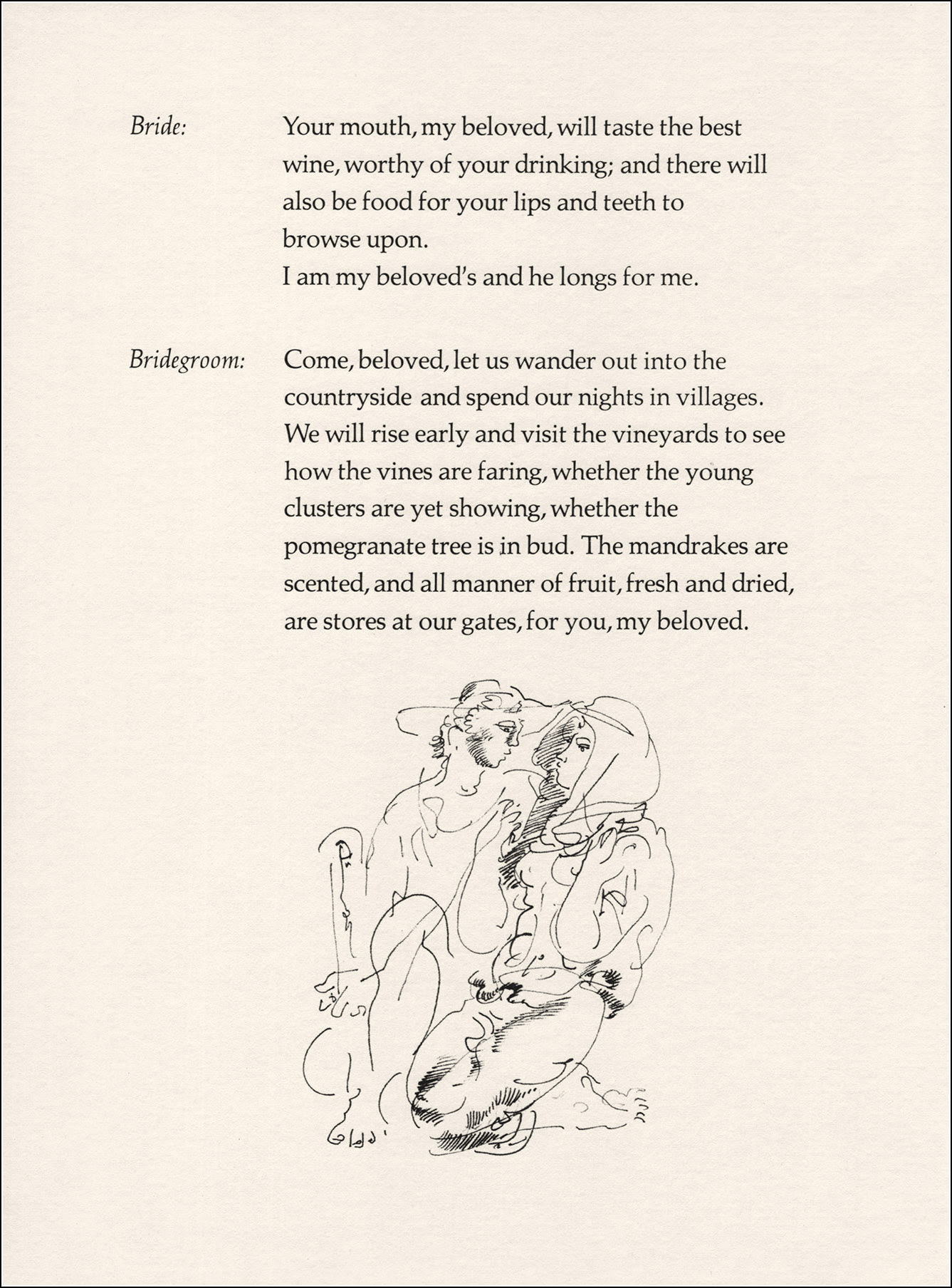Hans Erni, The song of songs