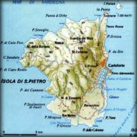 Isola Di San Pietro Sardegna Cartina