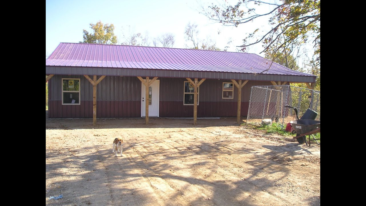 Our journey to build our pole barn house. - YouTube