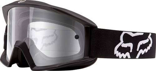FOX MAIN MOTOCROSS MX GOGGLES SOLID red blue black pink clear tear 