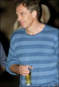 Tony Blair Enjoying Some Freedom