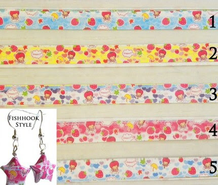Design Your Own Japanese Origami Lucky Star Earrings
