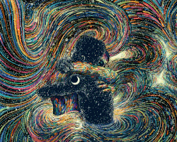 spellbinding series of animated gifs seemingly suck you into your screen