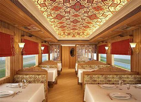 The four presidential suites aboard indian maharaja train feature a bedroom, a living area and well equipped bathrooms. The Maharaja Express: A Regal and Exotic Journey by Train