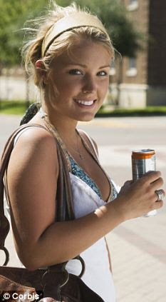 Energising: Caffeinated drinks may give a temporary boost but play havoc with your teeth