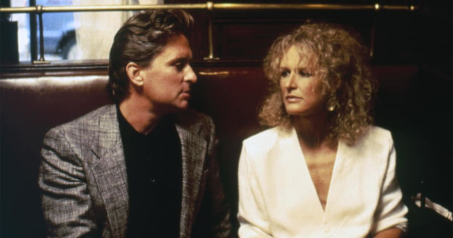 Michael Douglas and Glenn Close