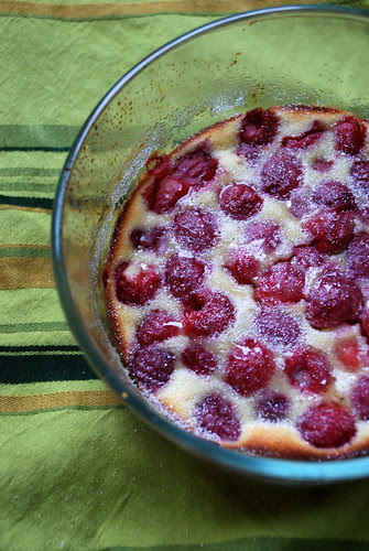 Raspberry Clafoutis