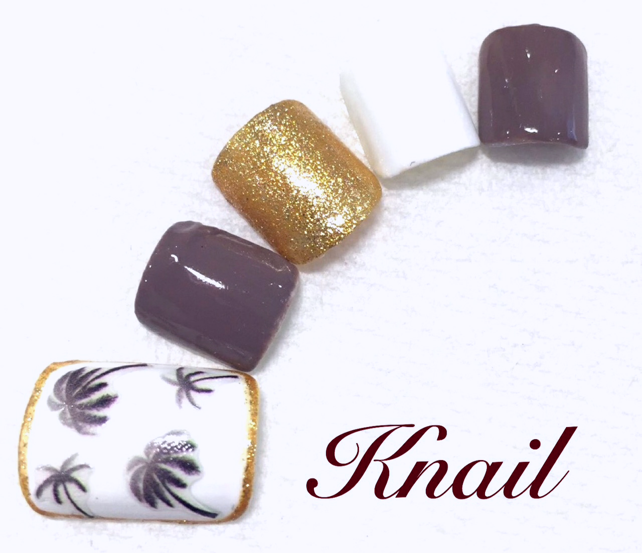 ヤシの木アートで夏ネイル フットジェルネイルキャンペーン Knailのブログ