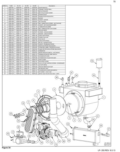 Elite Boiler Parts Drawings - HTP
