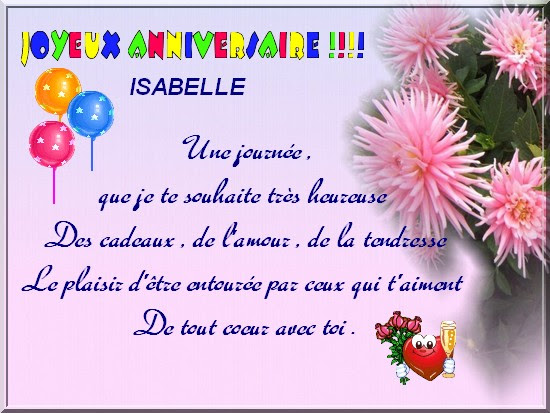Bon Anniversaire Isabelle Auxfilsdarts Over Blog Com