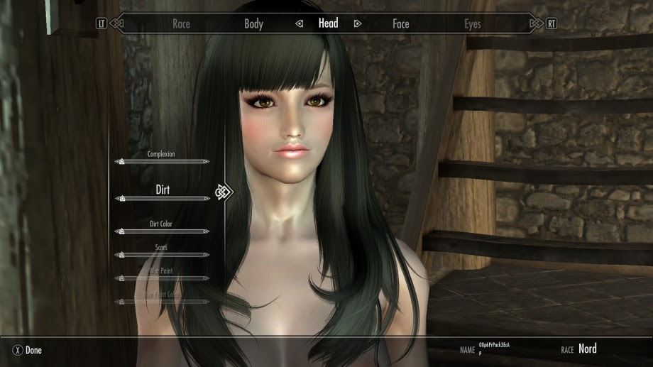 Skyrim 美人館 キャラメイク Prettyfacepack3 プリセット6