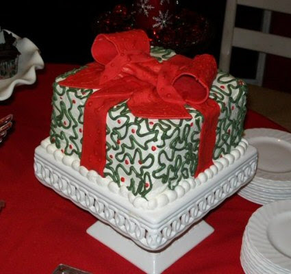 Awesome Birthday Cakes on Holiday Cake   Christmas Present Cake