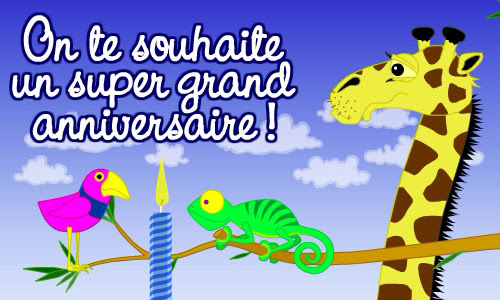 Carte Anniversaire Électronique Gratuite