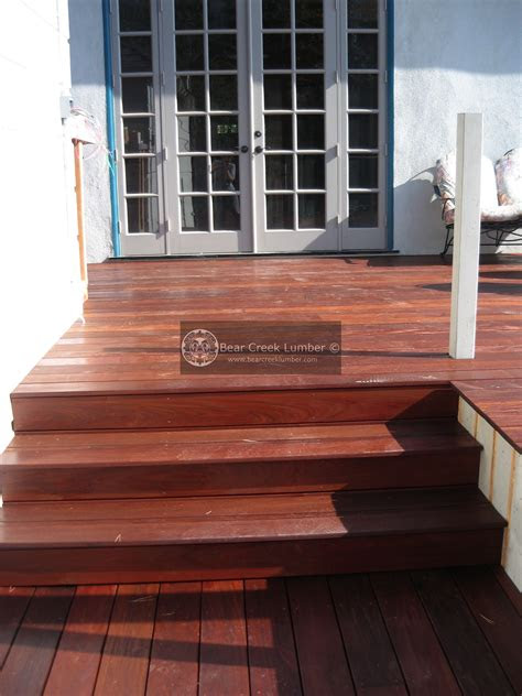 bear creek lumber featured projects ipe deck  california