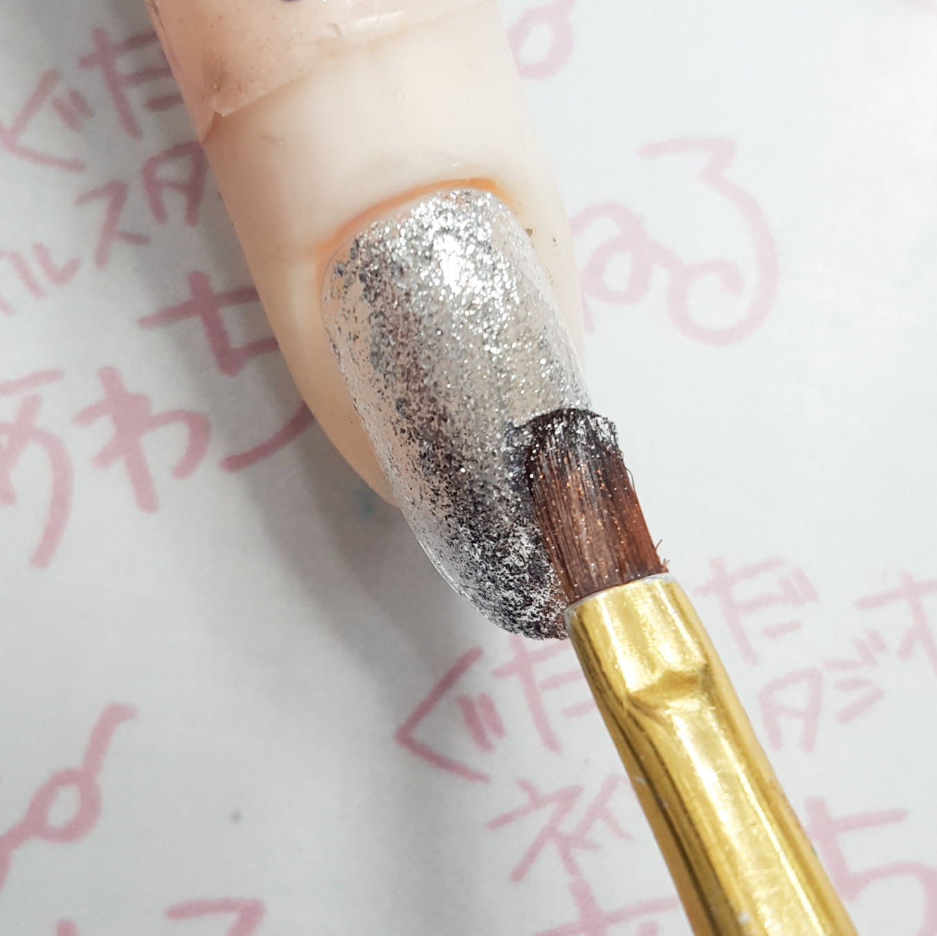 簡単すぎるステンドグラスネイルの作り方 ぐだぐだネイルスタジオ あわちゃんねるブログ
