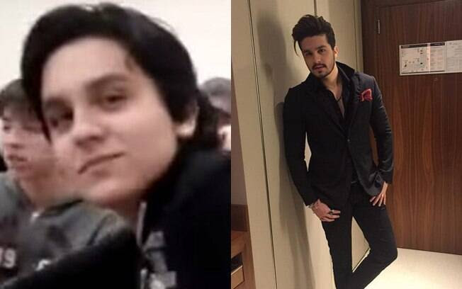 Luan Santana cansou dos cabelos de tempo de Orkut e hoje usa o topete famoso e usado por muitos outros artistas. Foto: Orkut / Instagram